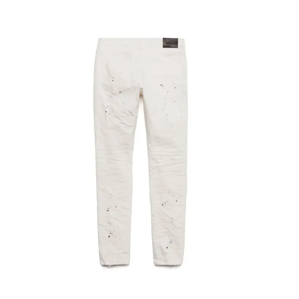 Purple P001 Optic White Paint Blowout Jeans Size 34/32 NWOT‎ size 40